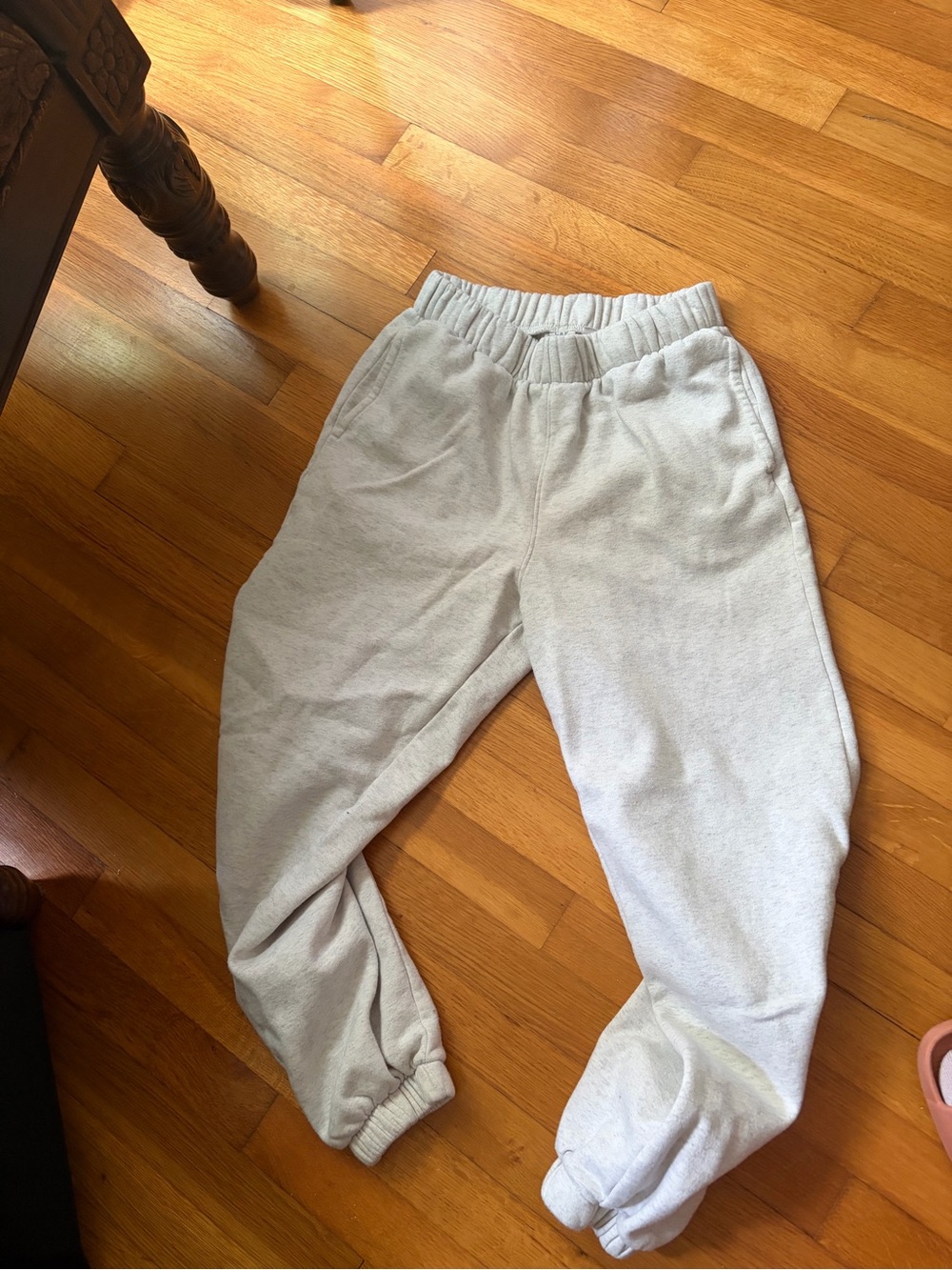 GAP Light Gray Fleece Jogger Pants